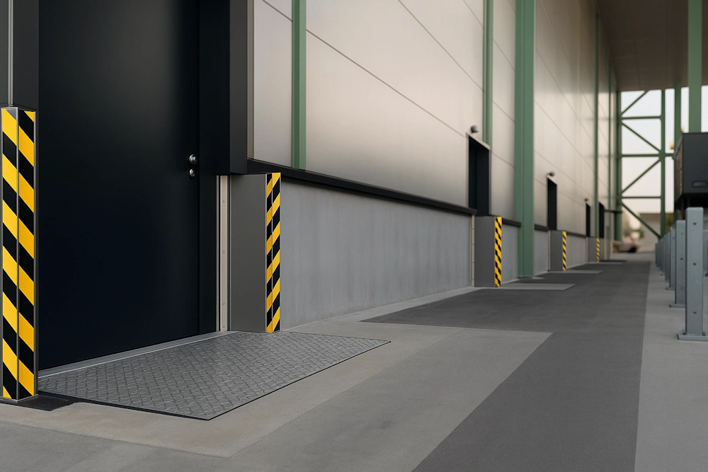 Barrières automatiques de rétention des eaux incendie et anti inondation.