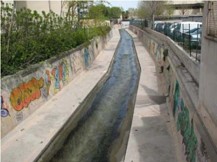 cours d'eau canalisé