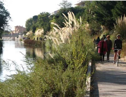 Expansion d'une zone de crue